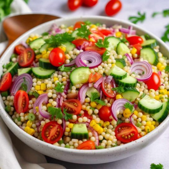 Rainbow Couscous Salad